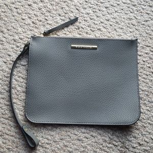 New Steve Madden Gray and Gold Clutch